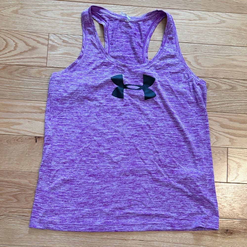 Under Armour Heathered Purple Tank Top